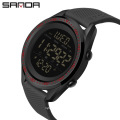 SANDA 6013 Digital Watches Men Luxury Brand LED Display Wristwatch Sports Military Waterproof Watch Clock Relogio Masculino
